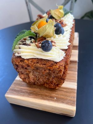 Banana Bread, gluten free of course. at VERDE in Malmo