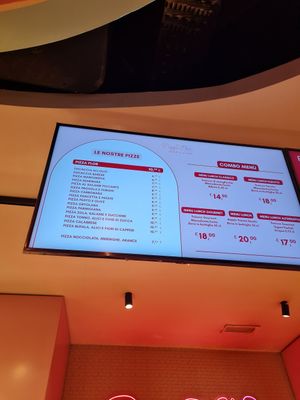 Menu at MXP - Pizza Flor - T1 in Ferno