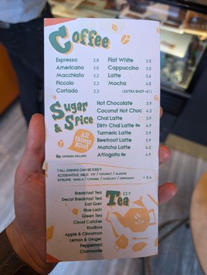 Drinks at OQO - Your Coffee Nook in Edinburgh