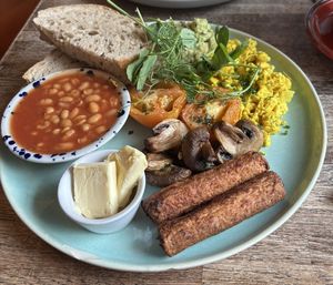 Vegan cooked breakfast  at OQO - Your Coffee Nook in Edinburgh