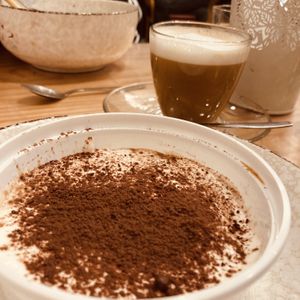 Tiramisu and cappuccino   at Mei Wok in Cologne