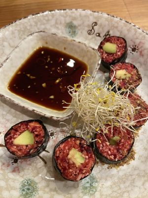 Raw sushi  at Mei Wok in Cologne