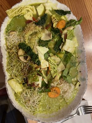 Raw tumeric curry (I think it’s actually the green curry and they just messed up)  at Mei Wok in Cologne