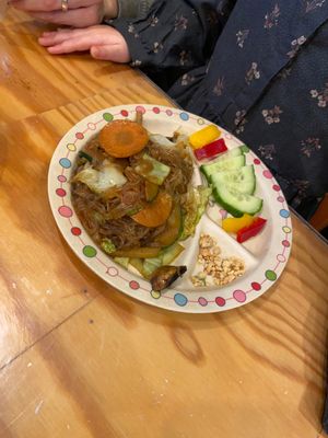 Child's portion of vegetable noodles  at Mei Wok in Cologne