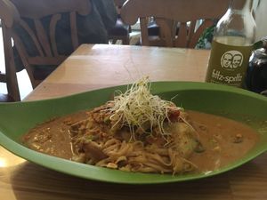 pad thai special. 12,- sehr lecker und sehr reichhaltig at Mei Wok in Cologne