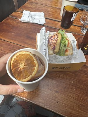   at WIP Coffee in Valparaiso