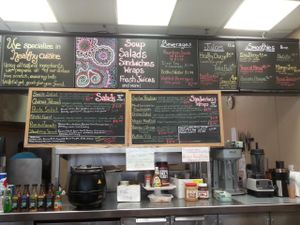 Counter space at Green Medley in Moorestown