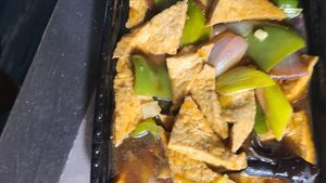 House Style Tofu and Vegetables  at Petals of a Peony in Cordova