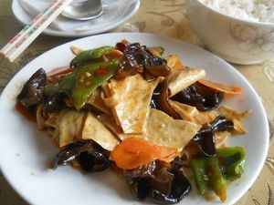 yummy at Happiness Vegetarian in Kathmandu