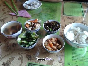 Set Meal at Happiness Vegetarian in Kathmandu