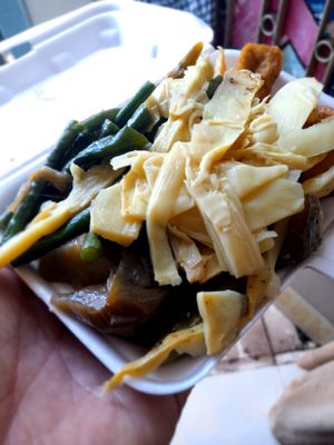 My take away vegan food at Chieu Thao in Ho Chi Minh City