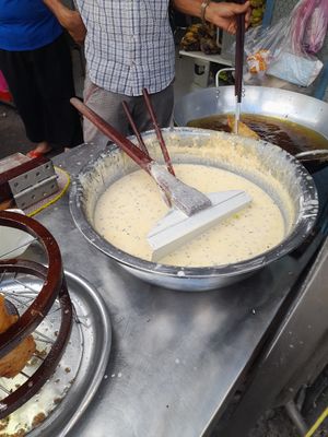 Batter mix at Chieu Thao in Ho Chi Minh City