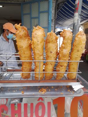 Deep fried banana at Chieu Thao in Ho Chi Minh City