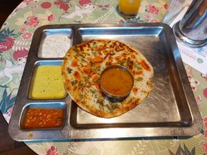 Vegetable Uttapam at Saravana Bhavan in Frankfurt