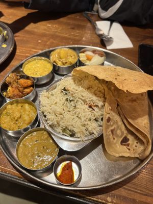   at Saravana Bhavan in Frankfurt