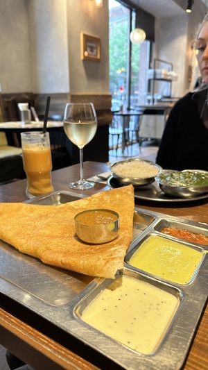   at Saravana Bhavan in Frankfurt