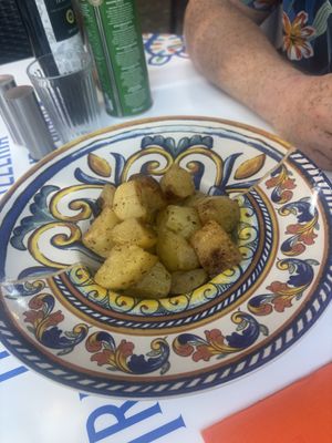 Spicy potatoes   at Siciliano Taormina Osteria Pizzeria in Taormina