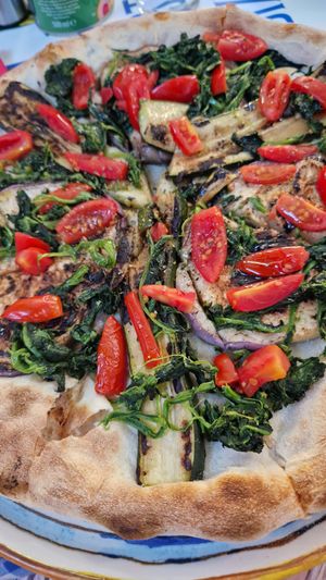 Vegetariana wothout chrese at Siciliano Taormina Osteria Pizzeria in Taormina