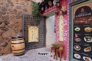 entry at Posada El Cristo de la Luz in Toledo