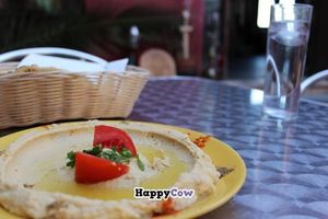 hummus at Posada El Cristo de la Luz in Toledo