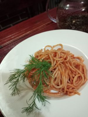 Pasta at Nebesa Guest House in Chimgan