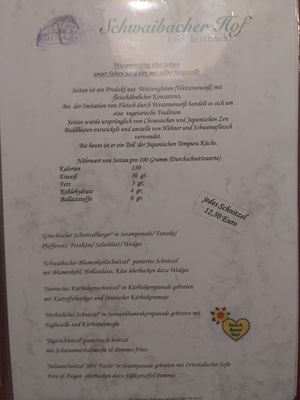 Vegetarian offer at Schwaibacher Hof in Bad Birnbach