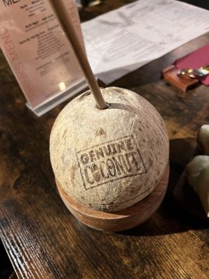 Fresh coconut   at Viet An in Aberdeen