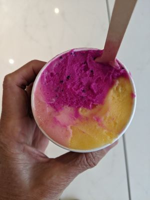 Halfway through! at HKG - Gelato Combo - T1 in New Territories