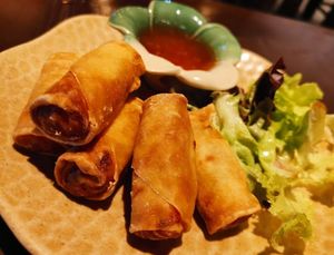 Spring Rolls at Pinto Phochana Thai Kitchen and Seafood - ปิ่นโต โภชนา in Chiang Mai