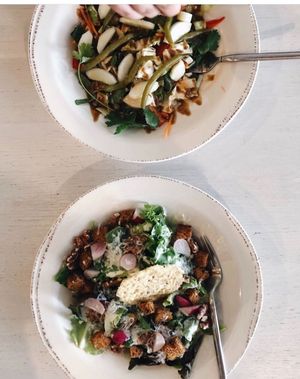 Thai chopped and not so ceasar salad at Pine Food Company in Barrington