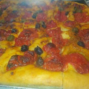 Focaccia at Regina di Quadri in Bologna