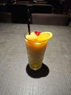 Frozen peach mocktail at Quick China in Nevsehir