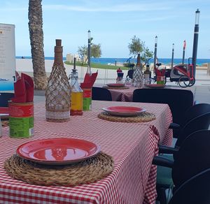Cute Restaurant with sea view at Santangelo's Pizzeria in Altea