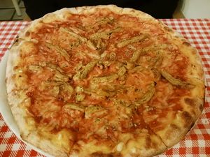 Pizza vegana spicy at Santangelo's Pizzeria in Altea