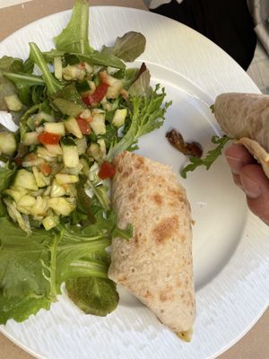 Vegan wrap  at Choopy's in Antibes