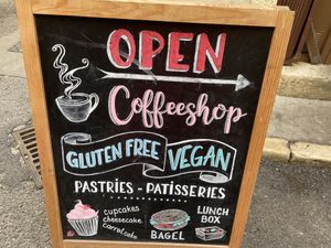 When vegan features so prominently on your board, perhaps have some more interesting options  at Choopy's in Antibes