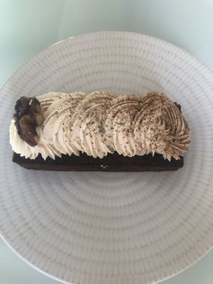 Vegan carrot cake  at Choopy's in Antibes