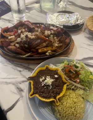 Vegan Chikn Fajitas  at Casa Mexico in Orlando