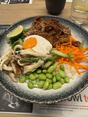 Avant gard’n bowl  at Wagamama in Arlington
