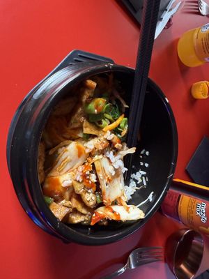 Bibimbap ohne Ei  at Lee90 in Augsburg