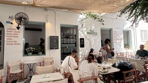 New name, same menu  at Riza in Paros