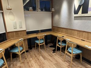 Inside (1/2).  at Mos Burger - Kintetsu Toji Station in Kyoto