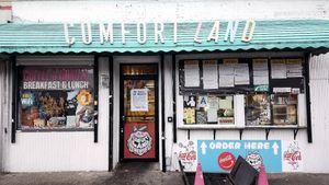 ZOOM IN /UPPER LEFT SIDE OF PHOTO at Comfortland in Astoria