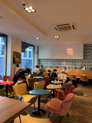 Inside   at Jat' Cafe in Brussels