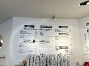 Menu  at Jat' Cafe in Brussels