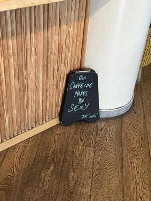 Inside  at Jat' Cafe in Brussels