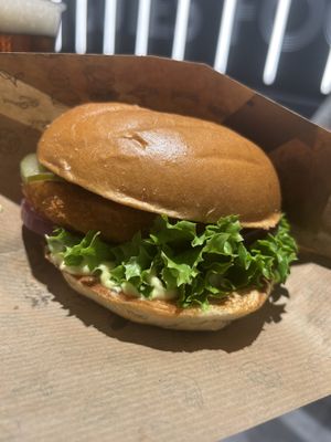 Veganer Chicken-Burger  at VINCENT in Bremen