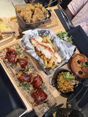 Cauliflower and kfc  at MEZZE in Granada