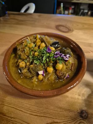 Tajine (cumin alert, but still nice) at MEZZE in Granada