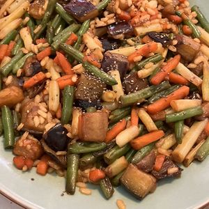 Revuelto de verduras  at Carmen Gastro Bar Gin Club in Badajoz